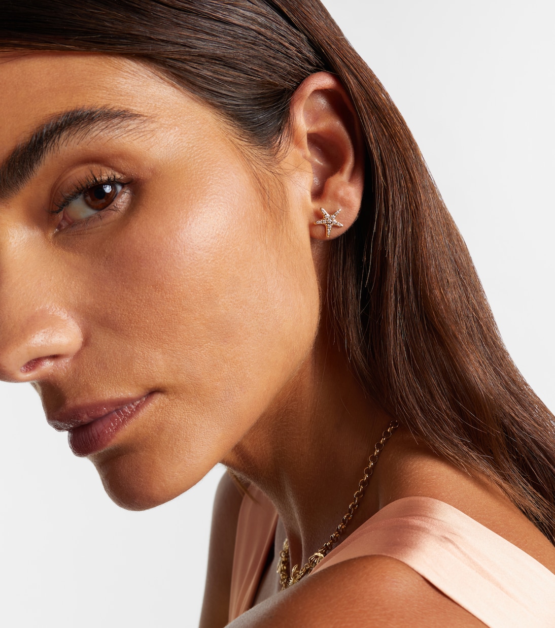 Boucles d'oreilles Starfish en or 14 ct et diamants | Sydney Evan