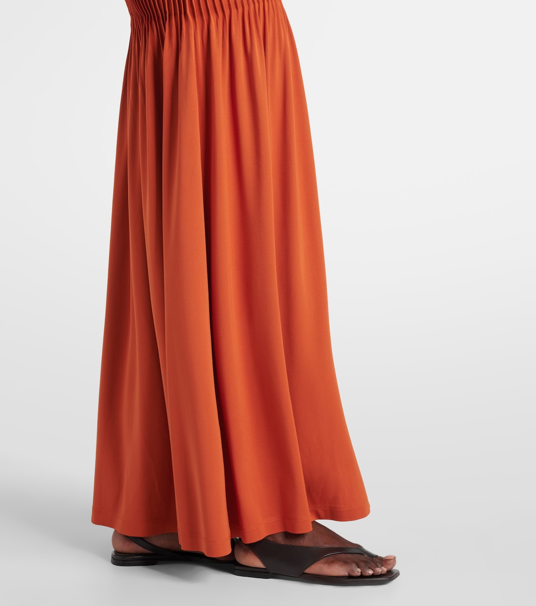 Pleated jersey maxi dress | Toteme