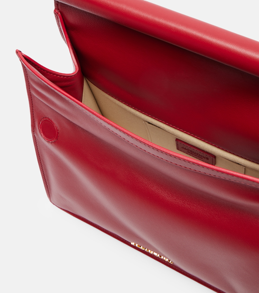 Pochette Rond Carré Small en cuir | Jacquemus