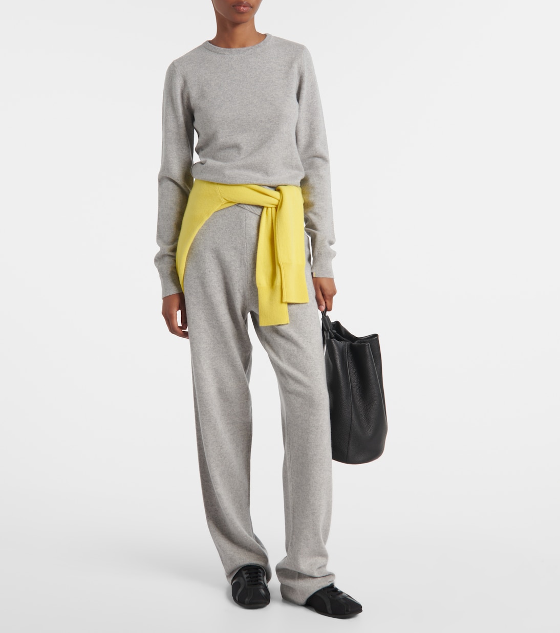 Pantalon droit Rush en cachemire mélangé | Extreme Cashmere