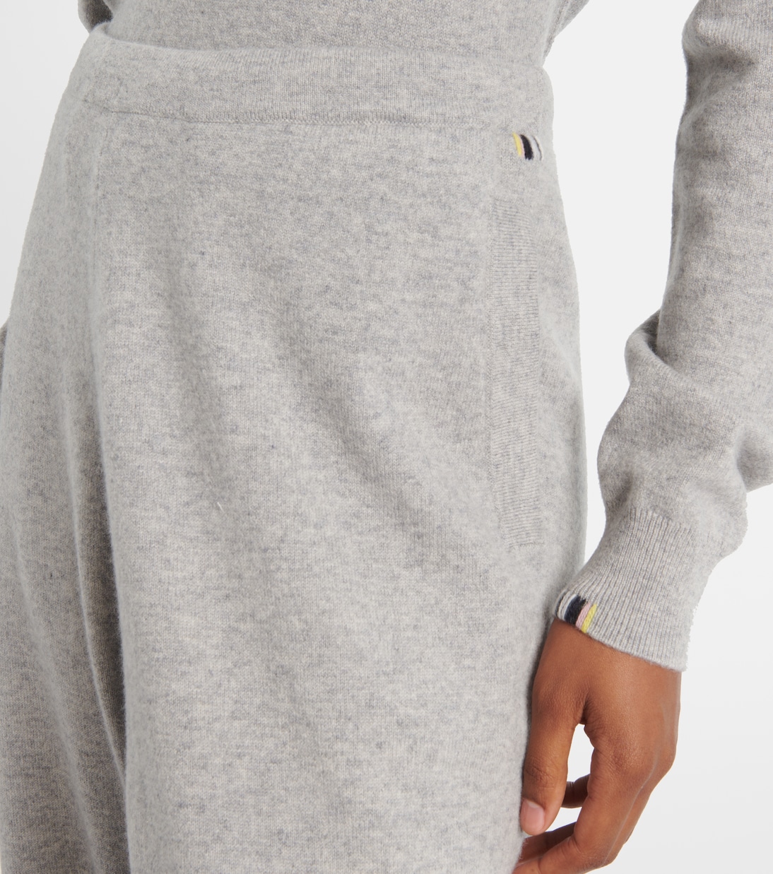 Pantalon droit Rush en cachemire mélangé | Extreme Cashmere