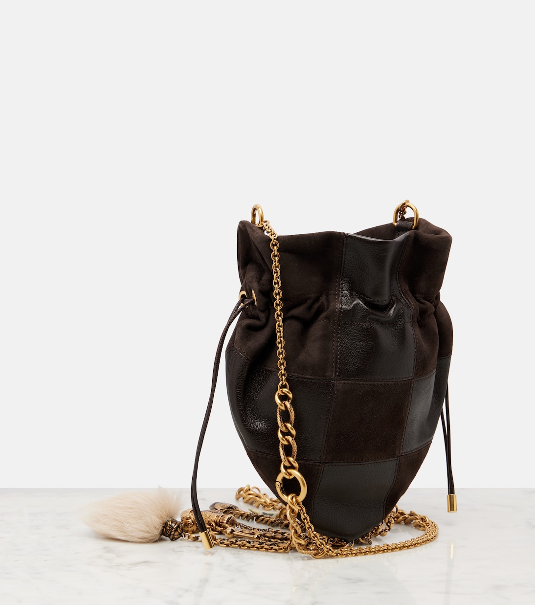 Château Treasures leather shoulder bag | Chloé