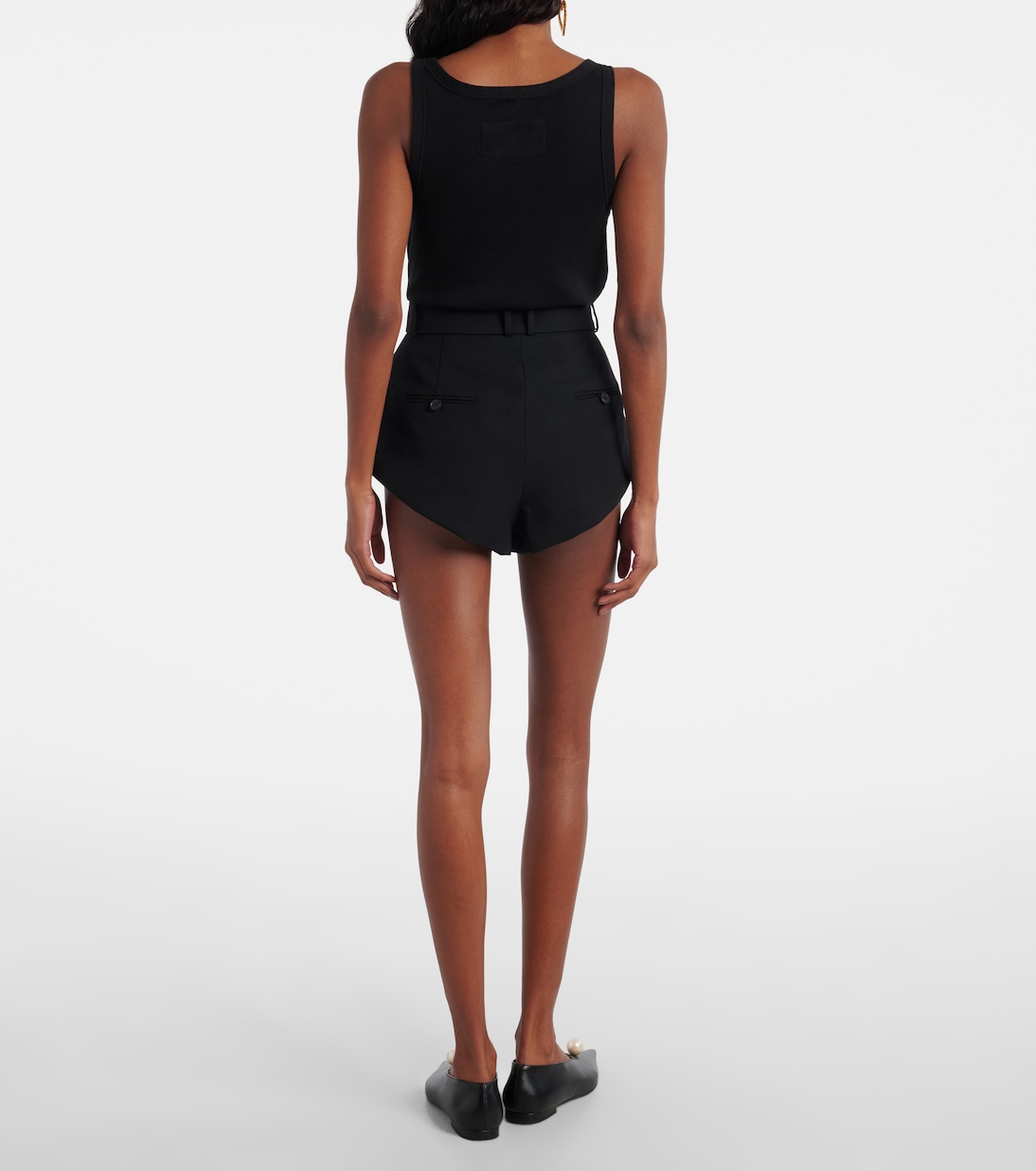 Shorts in lana con cintura | Magda Butrym