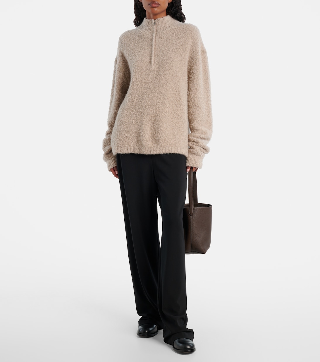 N/S Park Small leather tote bag | The Row