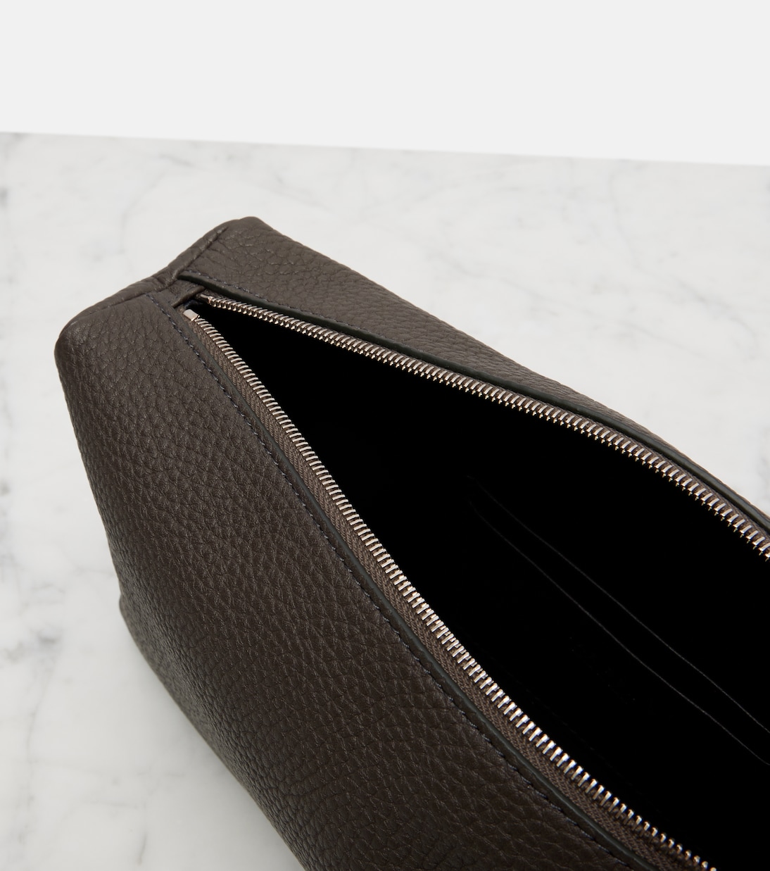 Clutch Squared Compact de piel | The Row