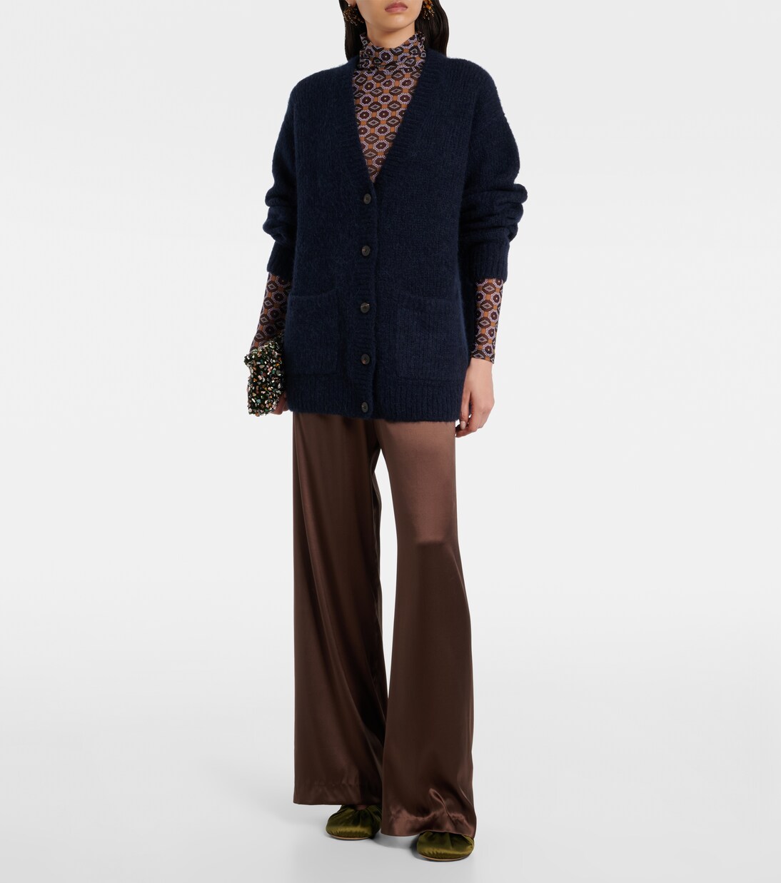 Alpaca and wool-blend cardigan | Dries Van Noten