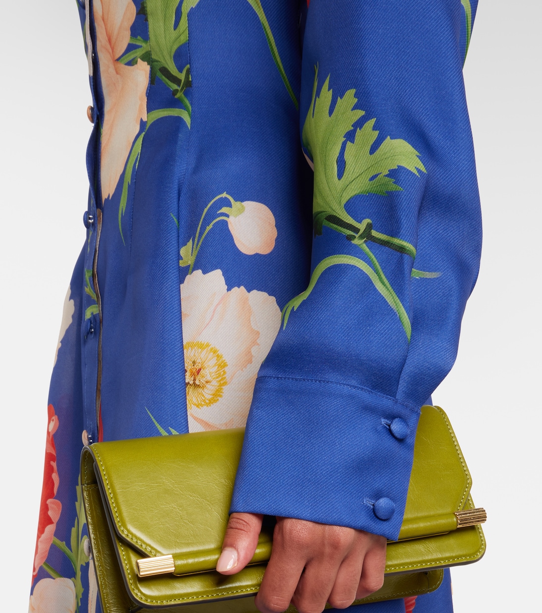Josephine floral silk gown | Leo Lin