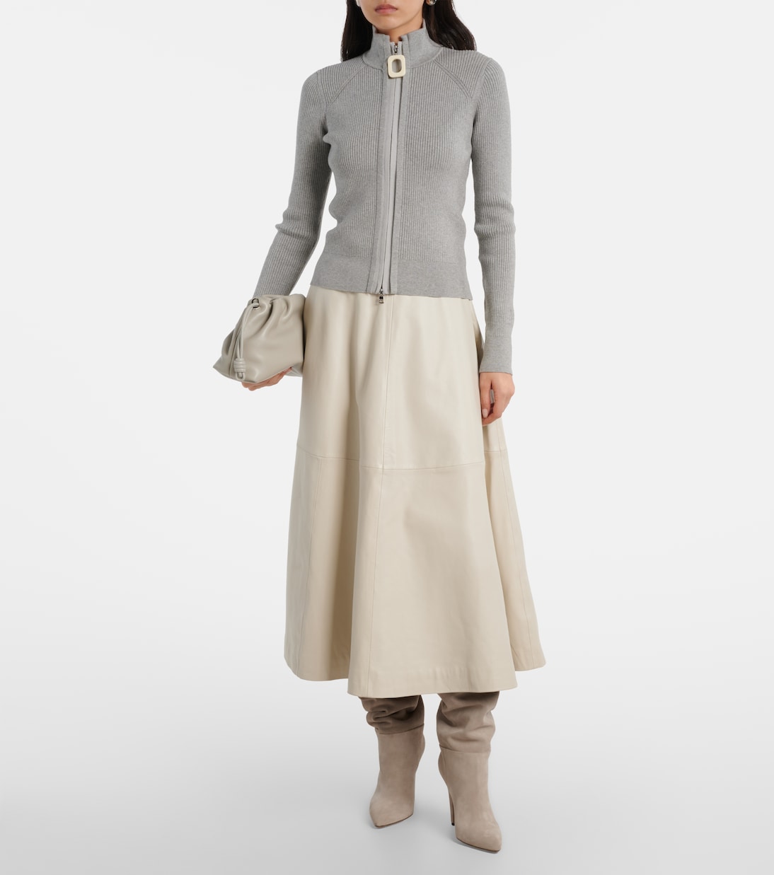 Elsa 100 suede over-the-knee boots | Paris Texas