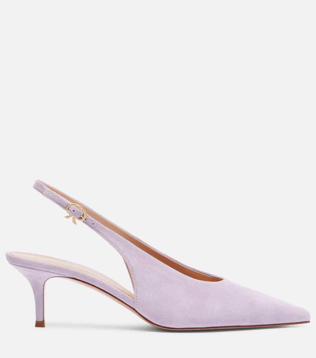 Escarpins slingback Robbie 55 en daim | Gianvito Rossi