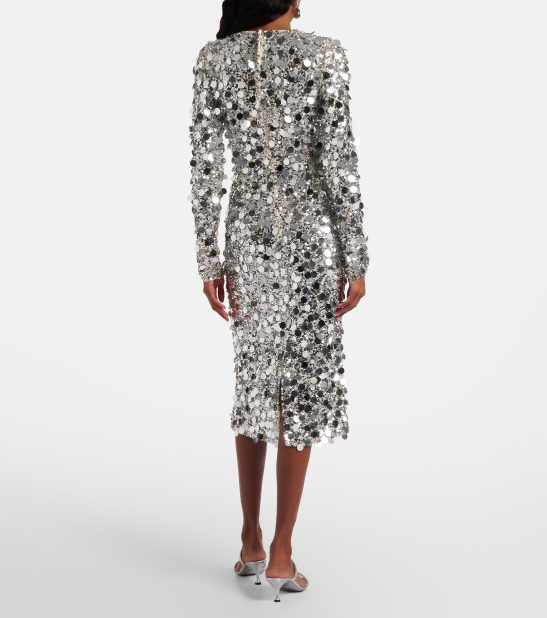 Midikleid mit Pailletten | Dolce&Gabbana