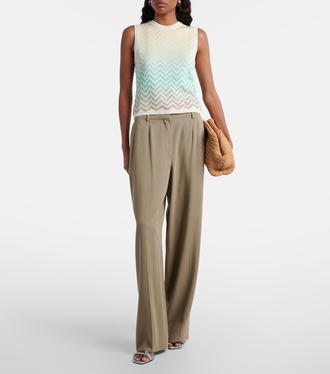 Zigzag cotton-blend top | Missoni