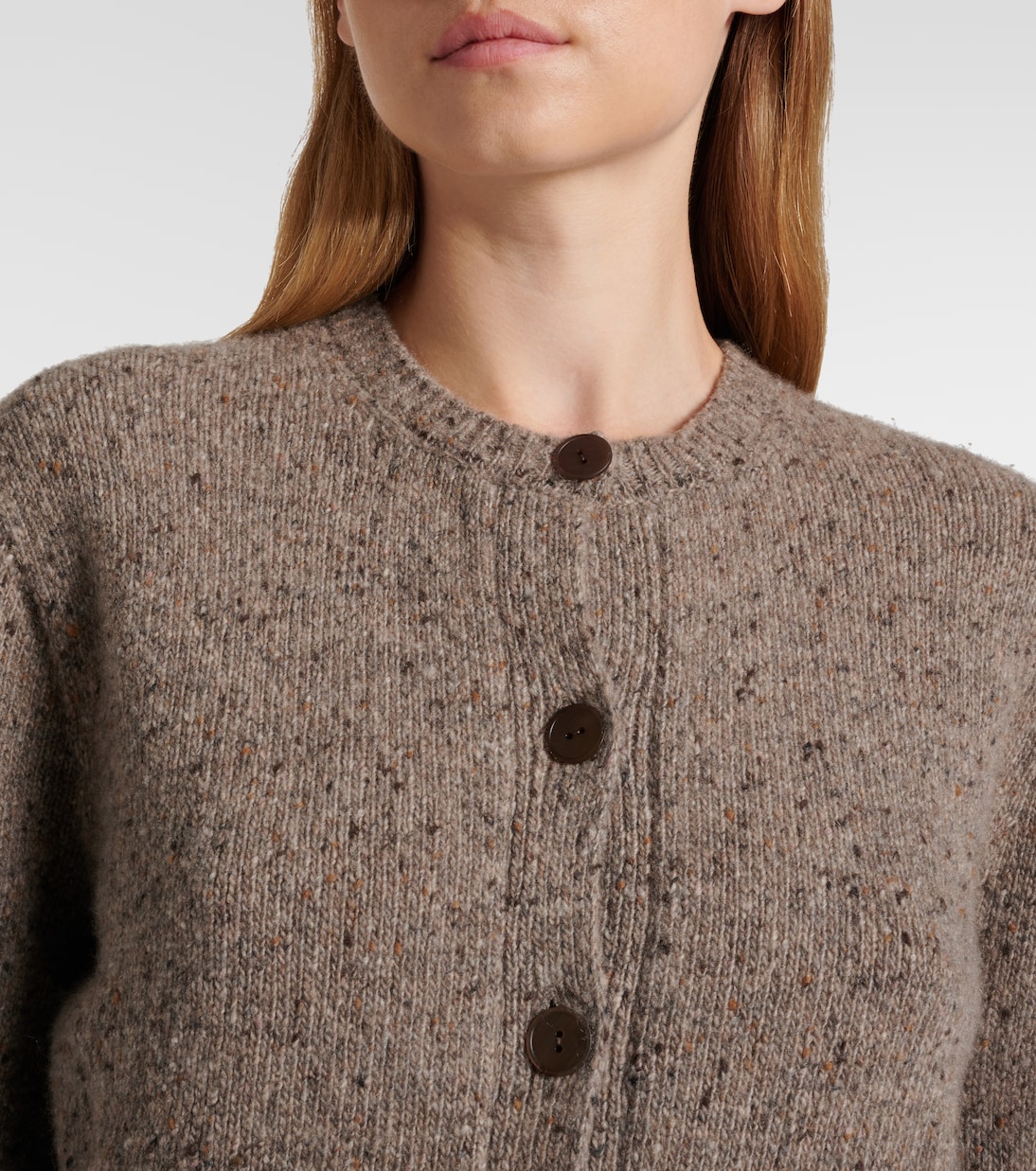 Mauino cashmere tweed cardigan | The Row