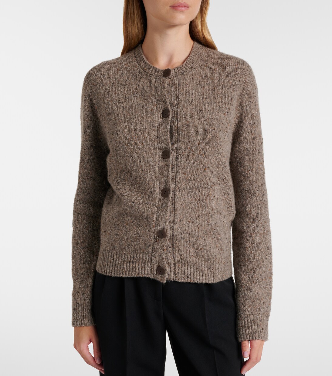 Mauino cashmere tweed cardigan | The Row