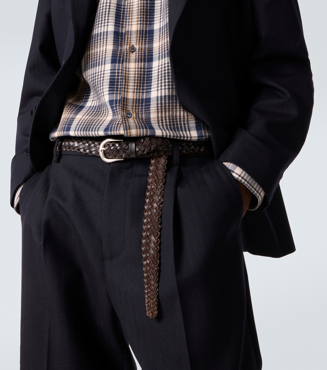 x Aaron Levine - Cintura in pelle | Studio Nicholson