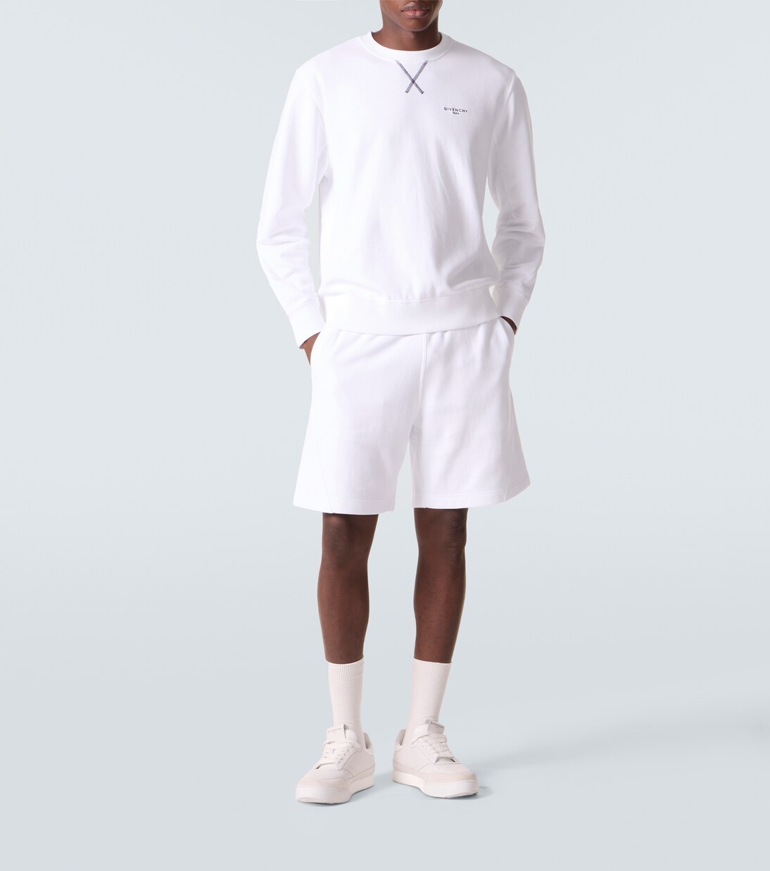 Couture Seam cotton Bermuda shorts | Givenchy