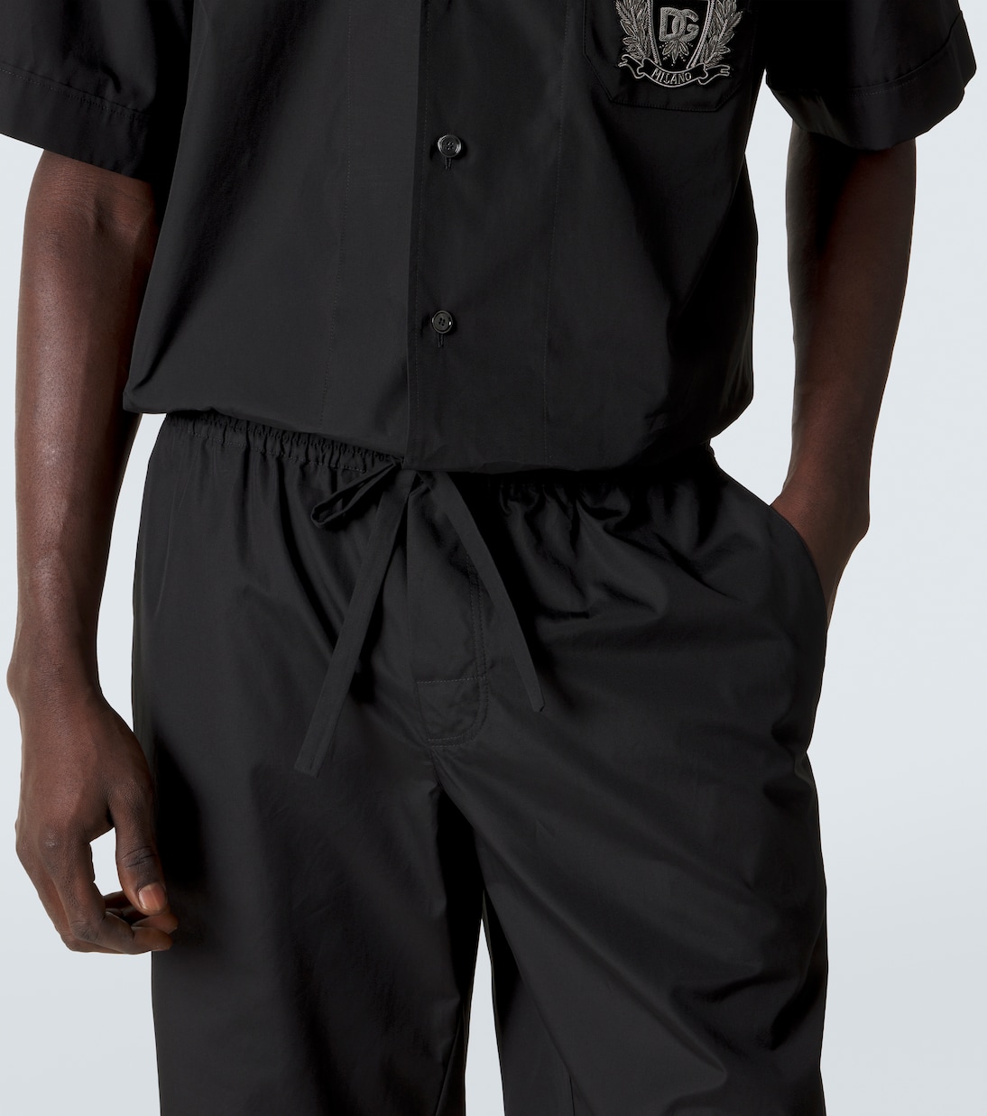 Bermudas Vanity de popelín de algodón | Dolce&Gabbana