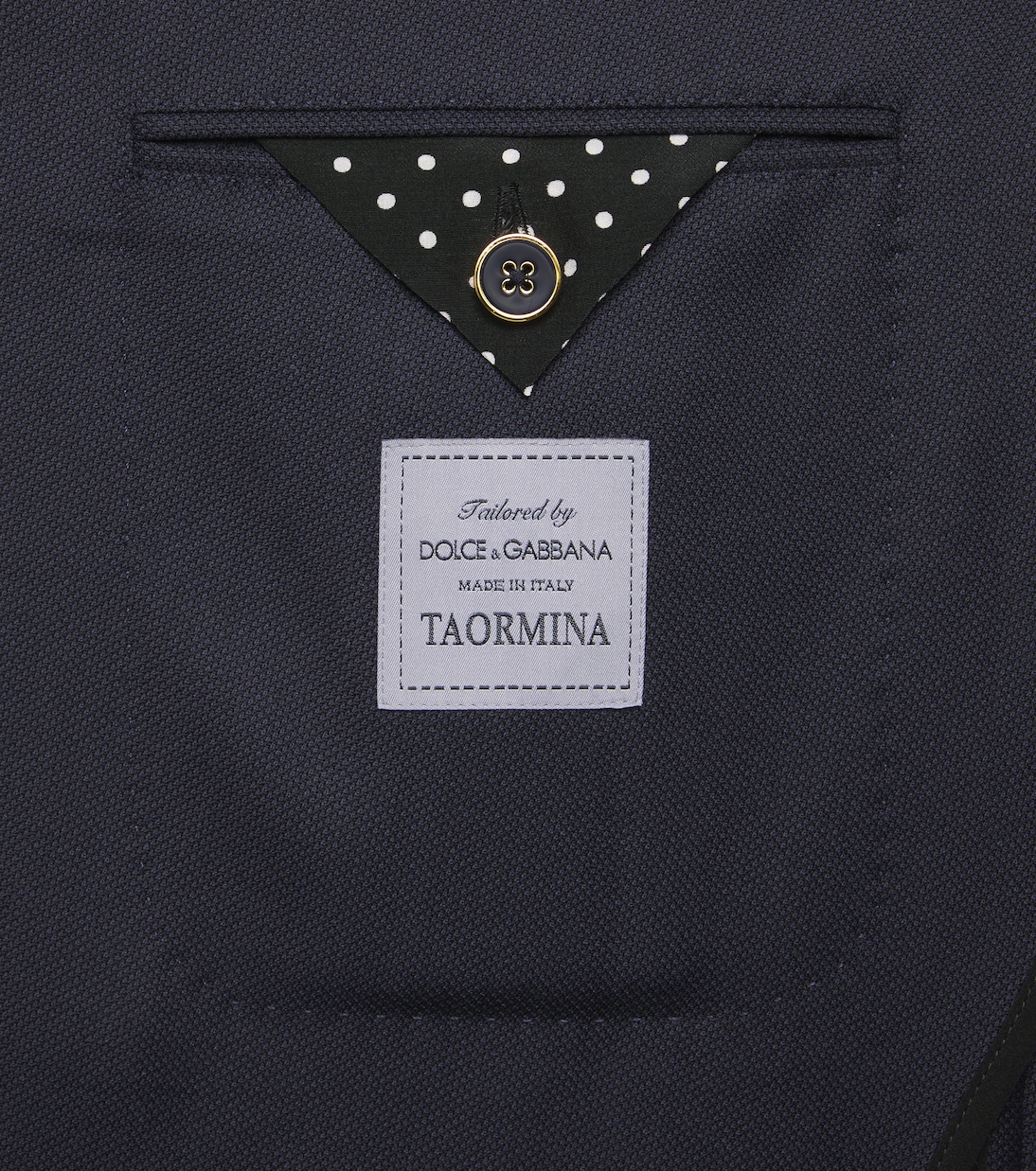 جاكيت بليزر من الصوف الخام بصفين من الأزرار | Dolce&Gabbana