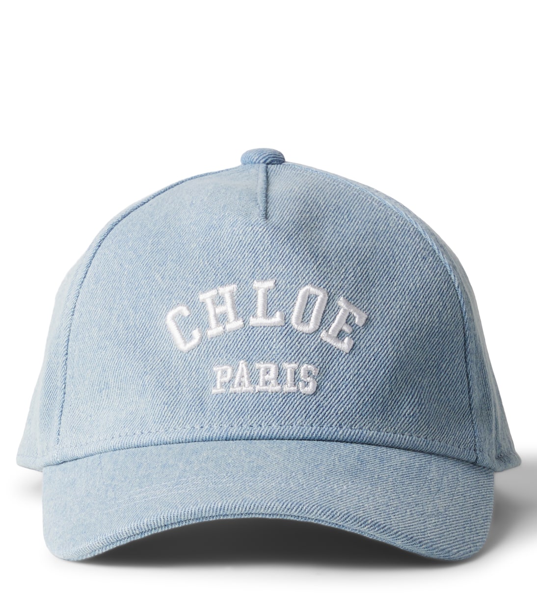 Logo denim baseball cap | Chloé Kids