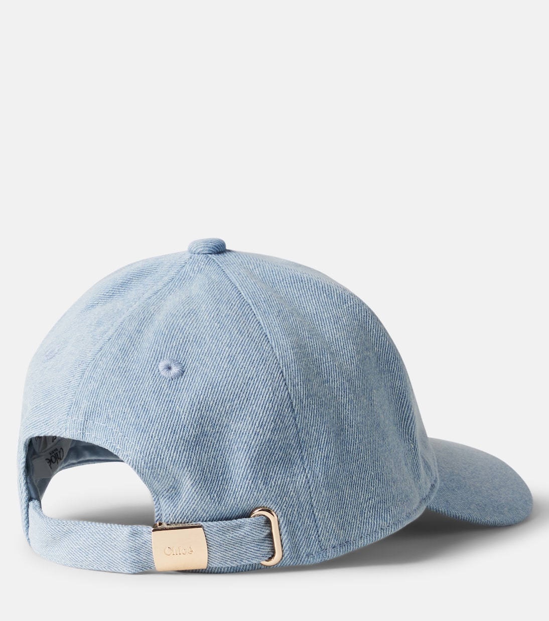 Logo denim baseball cap | Chloé Kids