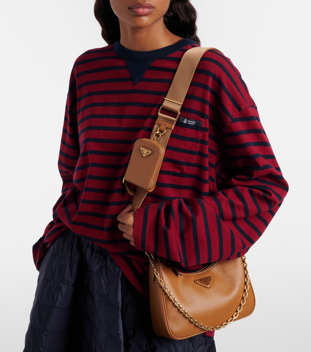 Re-Edition 2005 Small leather shoulder bag | Prada