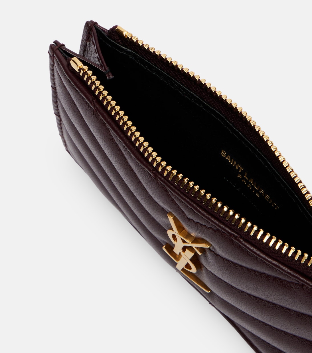 Cassandre leather card holder | Saint Laurent