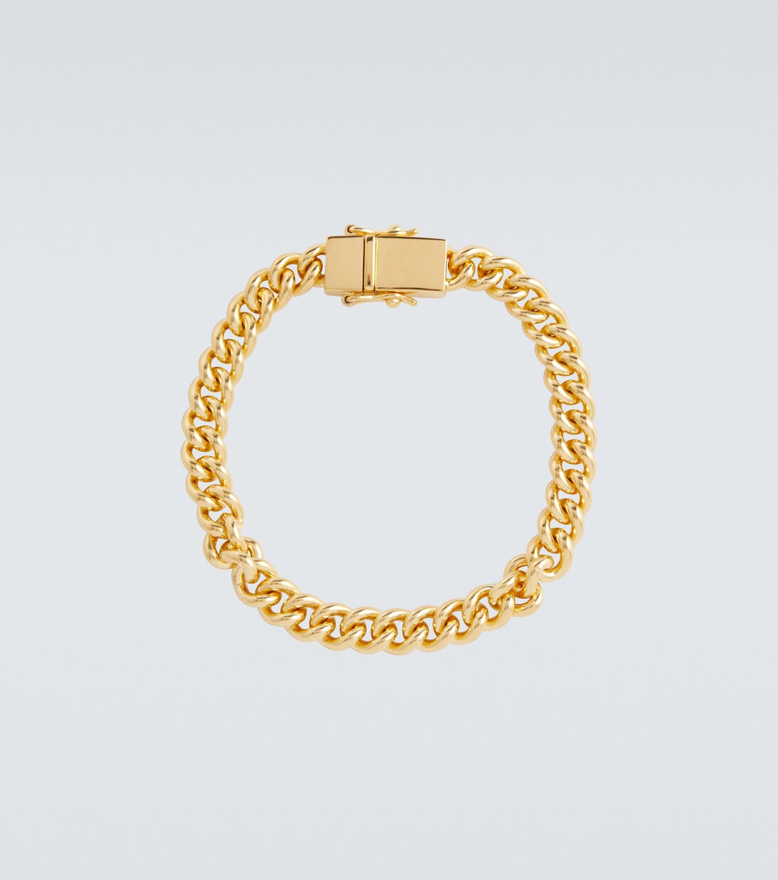 Vergoldetes Armband Rounded Curb | Tom Wood