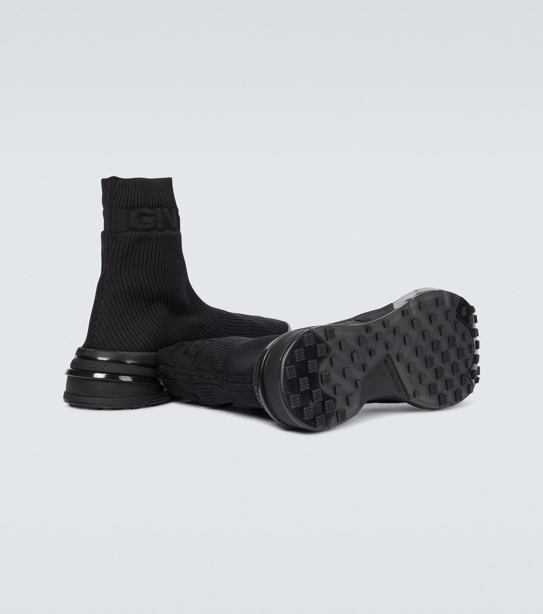 Baskets chaussettes en noir Givenchy Mytheresa