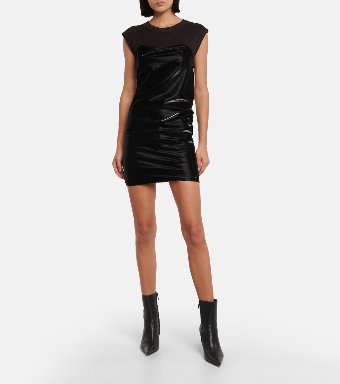 Vestido corto Isabella de vinilo | Rta