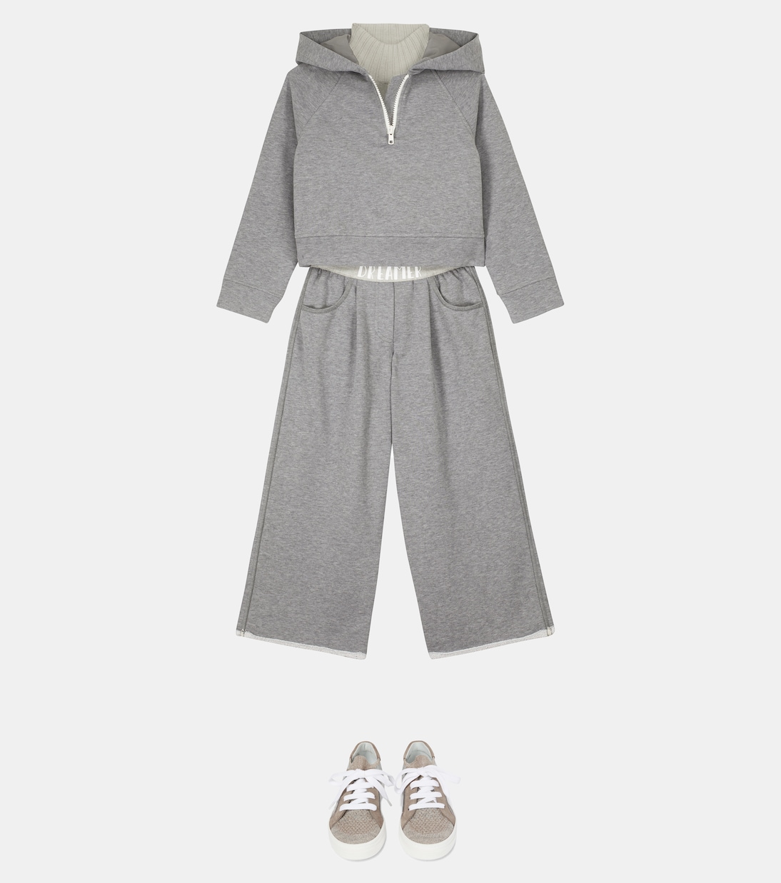 Dreamer cotton hoodie | Brunello Cucinelli Kids