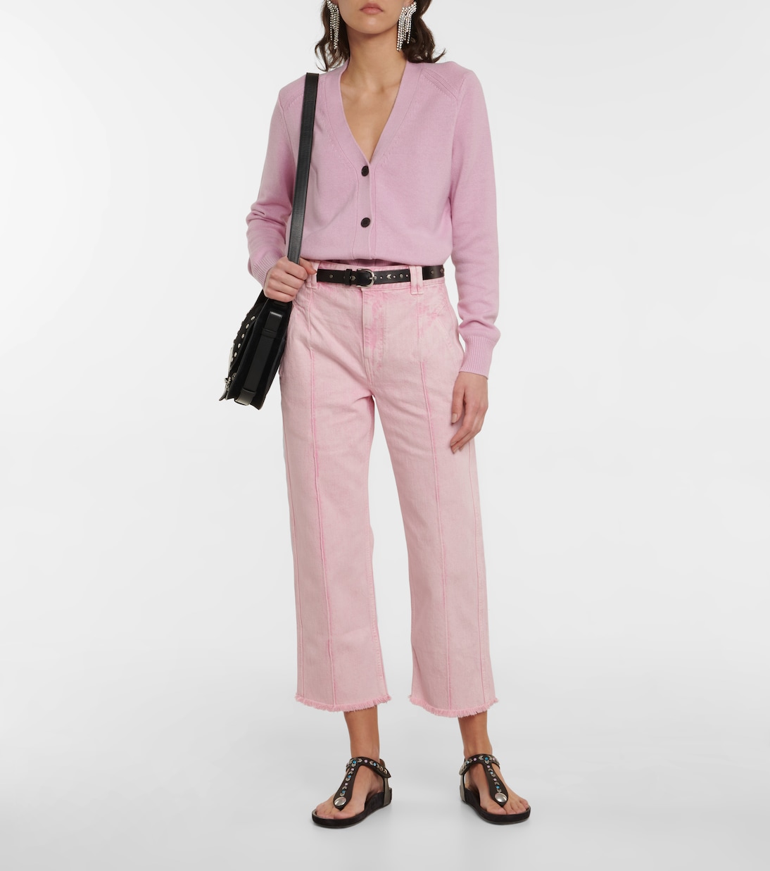 Jeans Tricia de tiro alto cropped | Marant Etoile