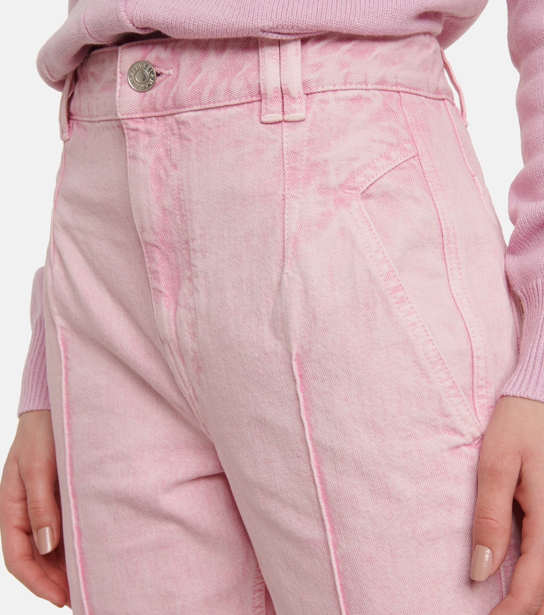 Jeans Tricia de tiro alto cropped | Marant Etoile