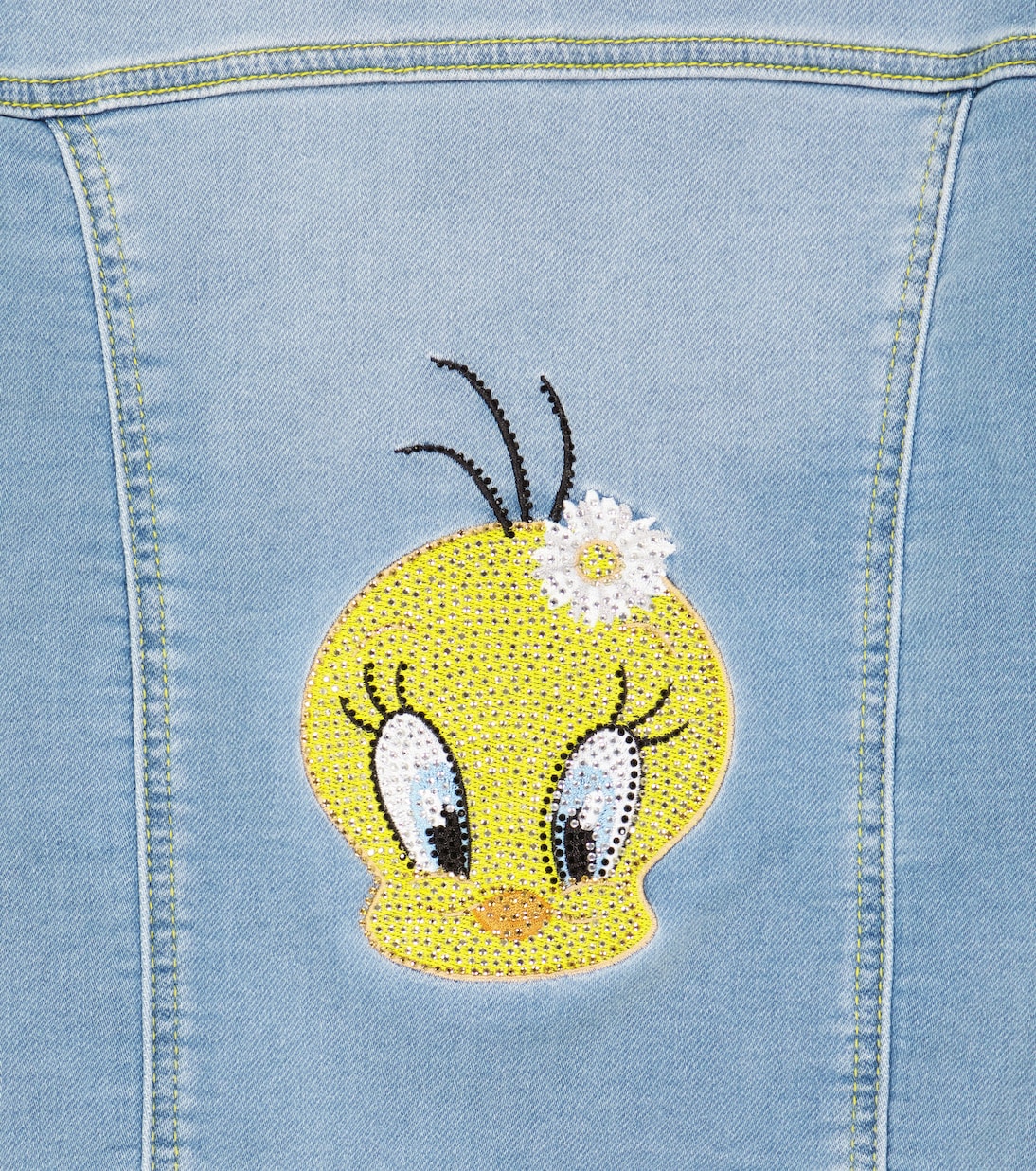 Tweety denim jacket | Monnalisa