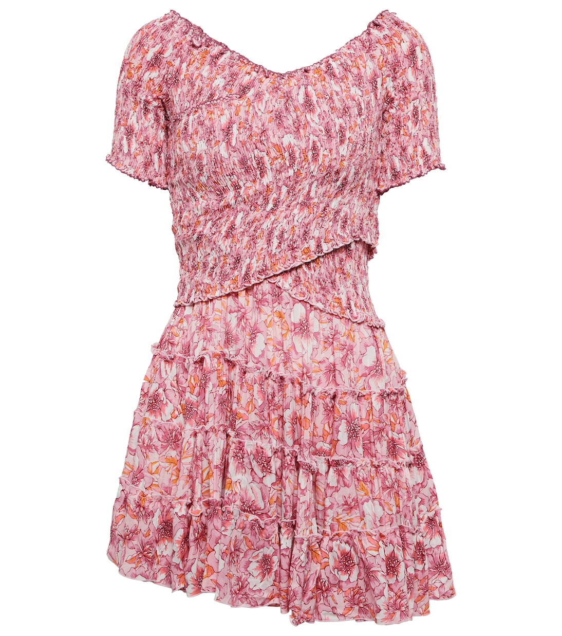 Soledad printed minidress | Poupette St Barth