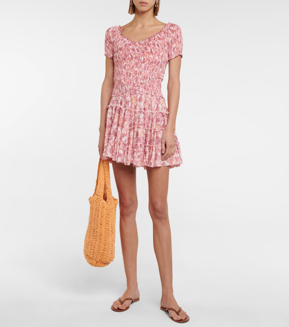 Soledad printed minidress | Poupette St Barth