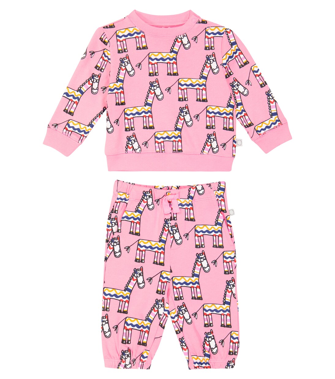 Set de dos piezas de algodón estampado | Stella McCartney Kids