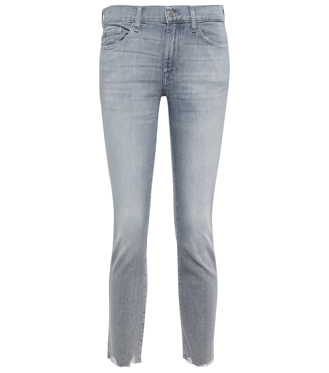 Jeans ajustados Roxanne de tiro medio | 7 For All Mankind