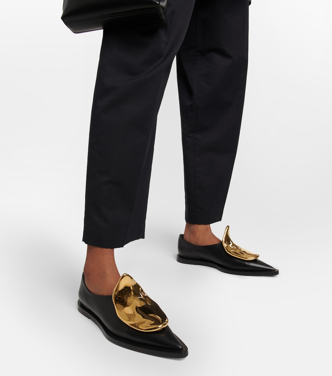 Embellished leather brogues | Jil Sander