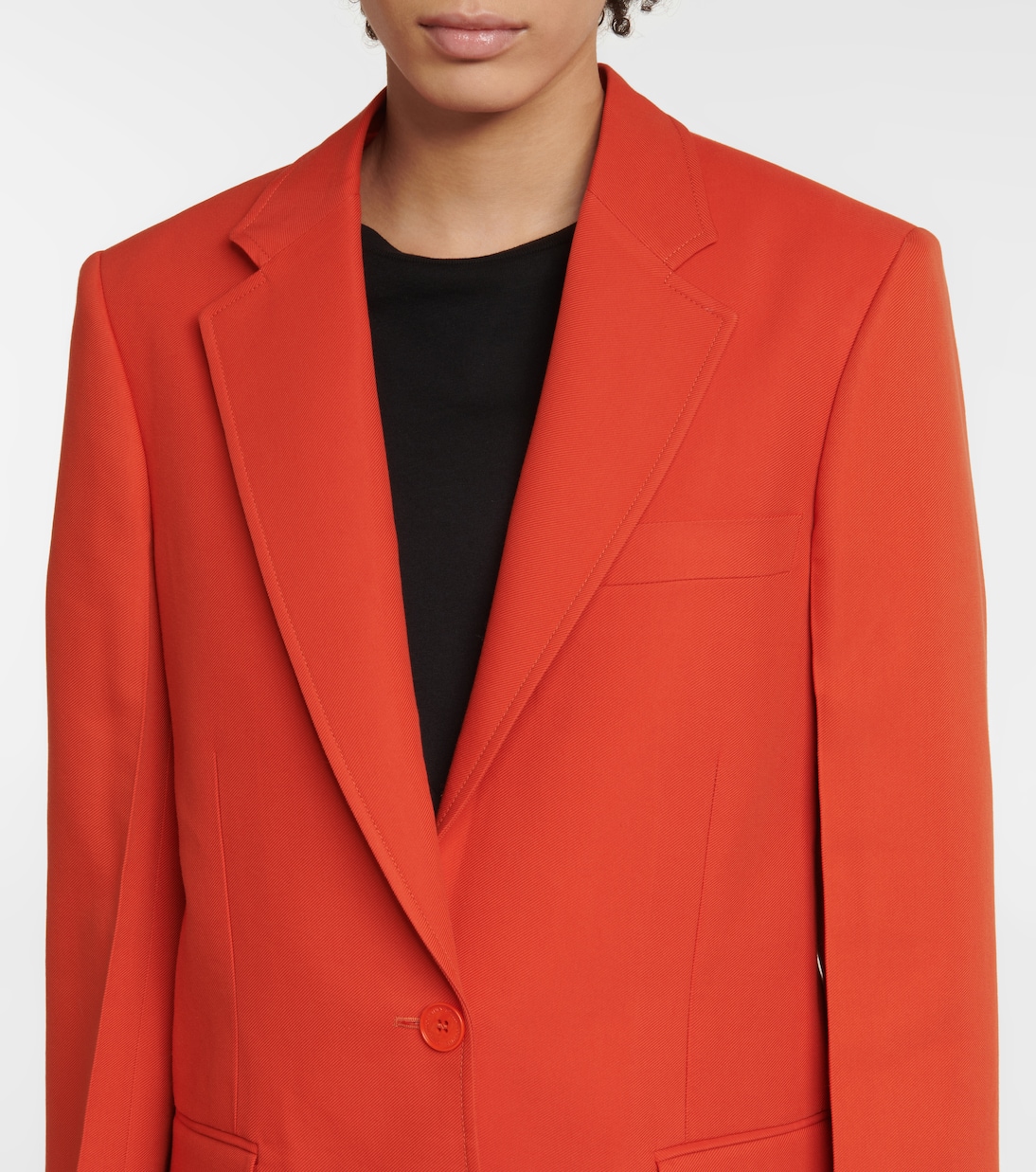 Single-breasted twill blazer | Stella McCartney