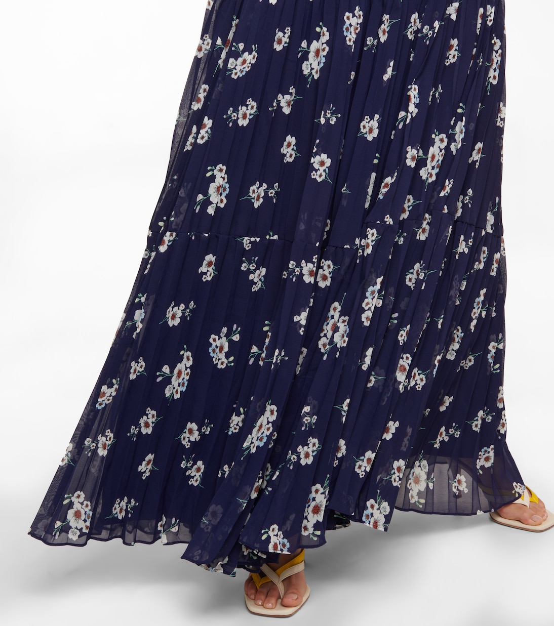 Floral chiffon maxi dress | Self-Portrait