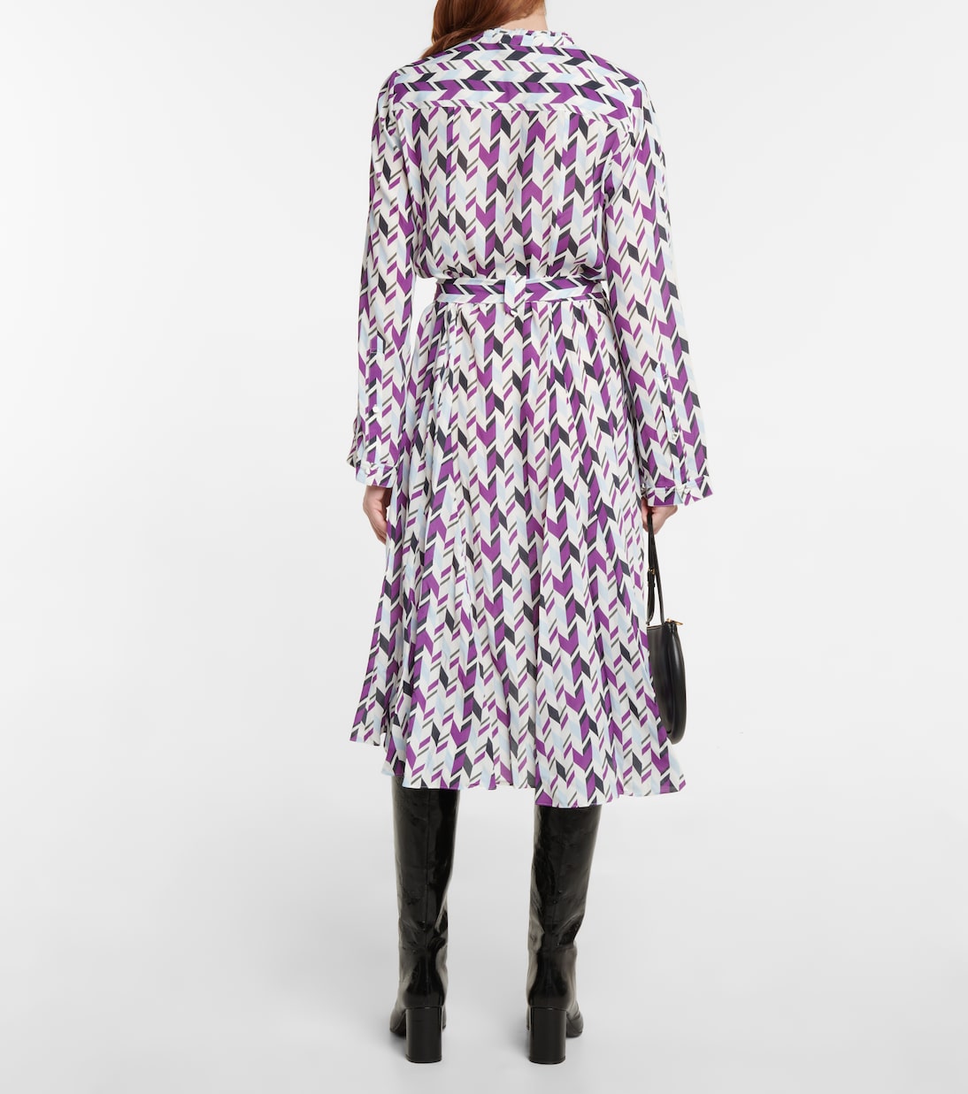 Vestido midi Fluid Graphics estampado | Dorothee Schumacher