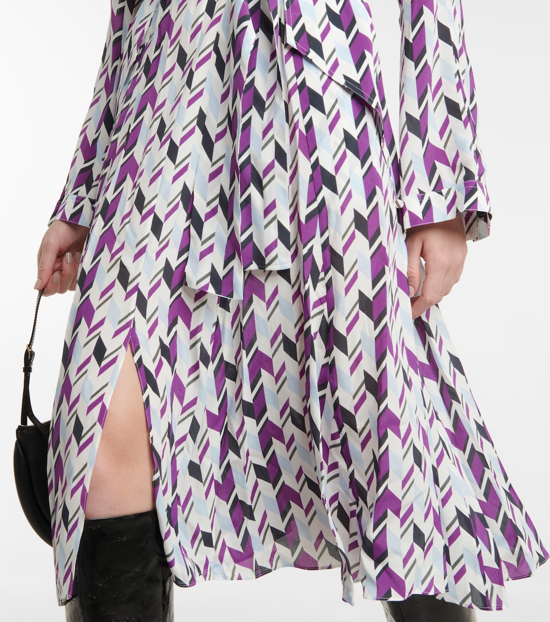 Vestido midi Fluid Graphics estampado | Dorothee Schumacher