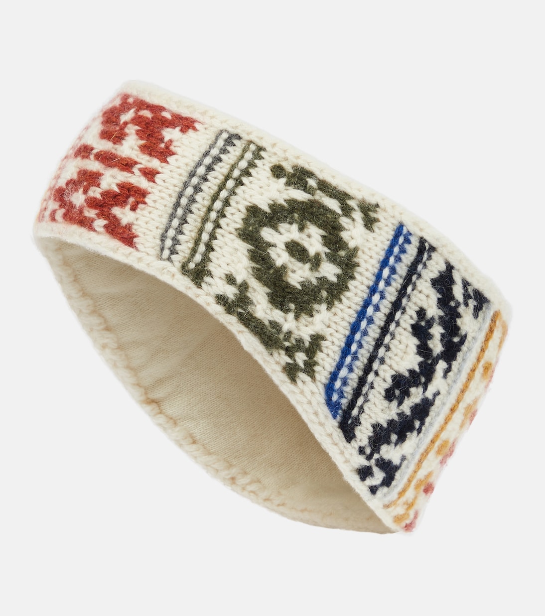 Diadema Bernina de cachemir en jacquard | Loro Piana