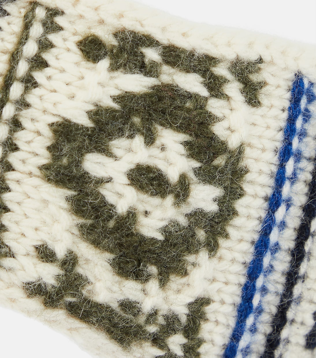 Fascia in cashmere jacquard Loro Piana, stile giovane e raffinato