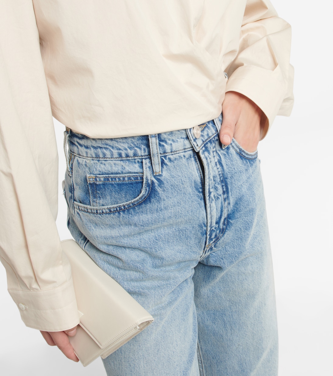 Jeans Le High N Tight a gamba larga | Frame