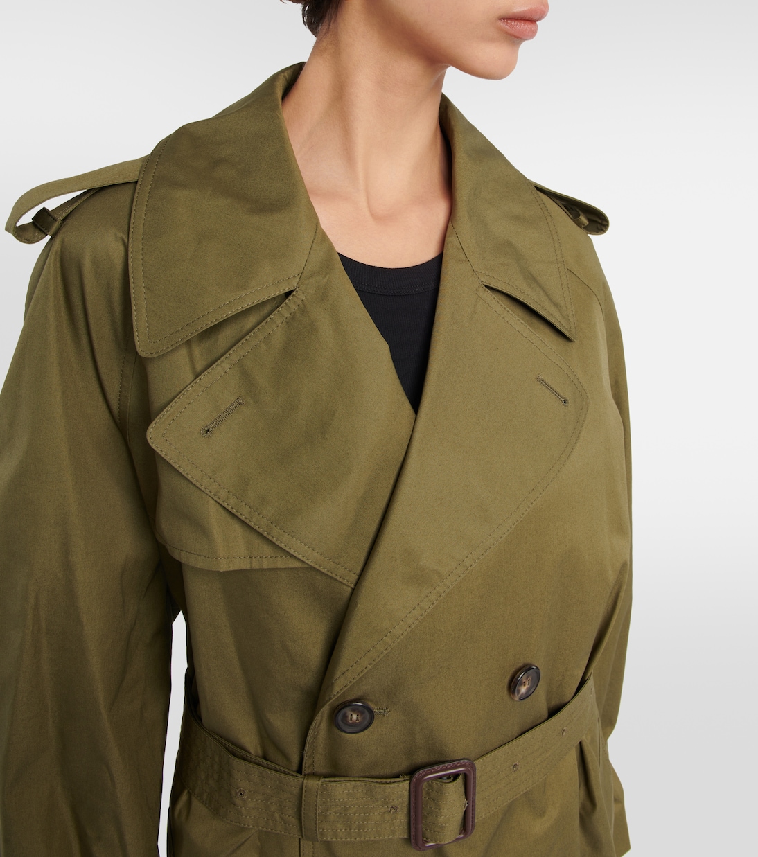 Gabardina de algodón | Wardrobe.NYC