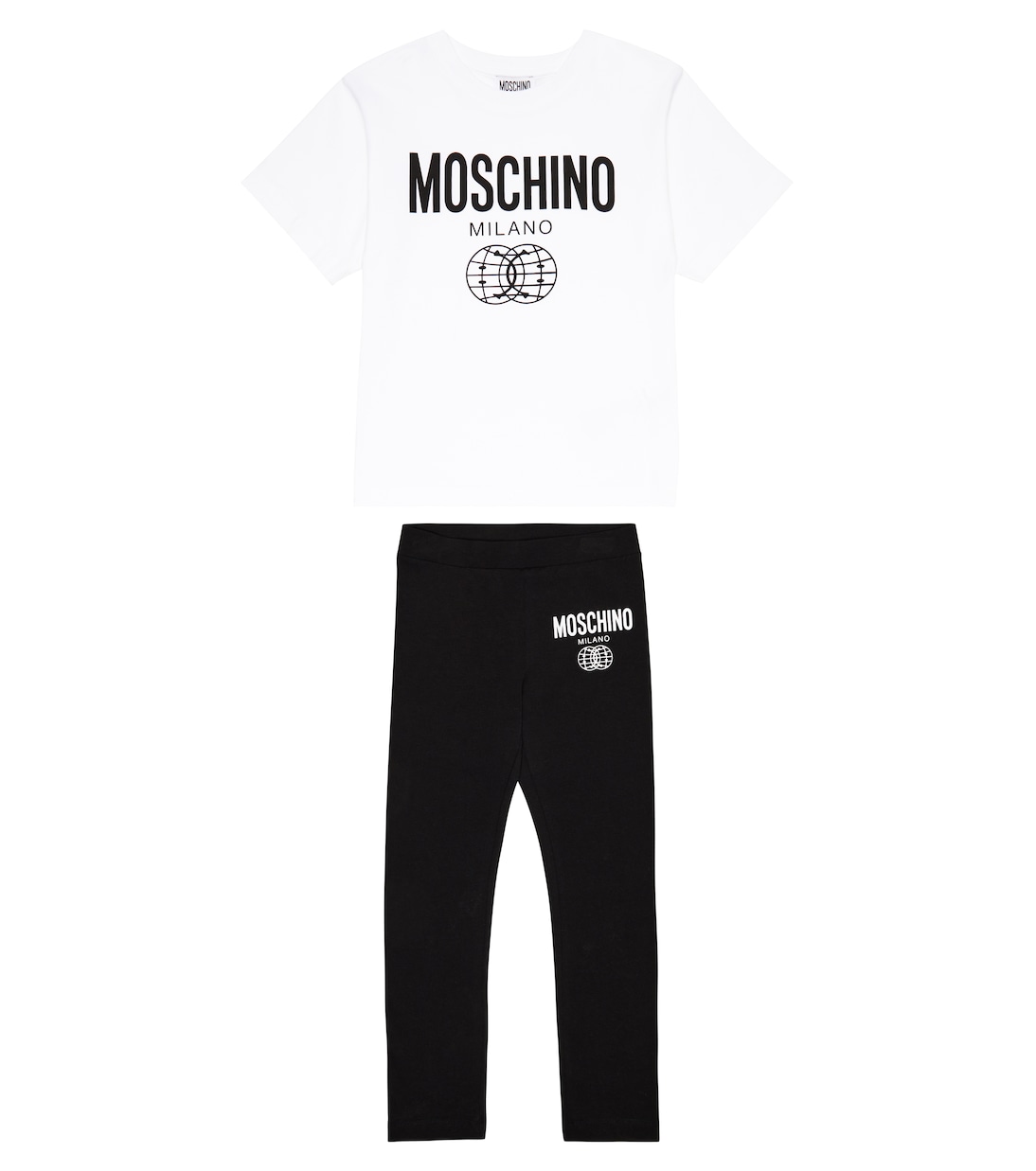 Set of logo T-shirt and Leggings | Moschino Kids