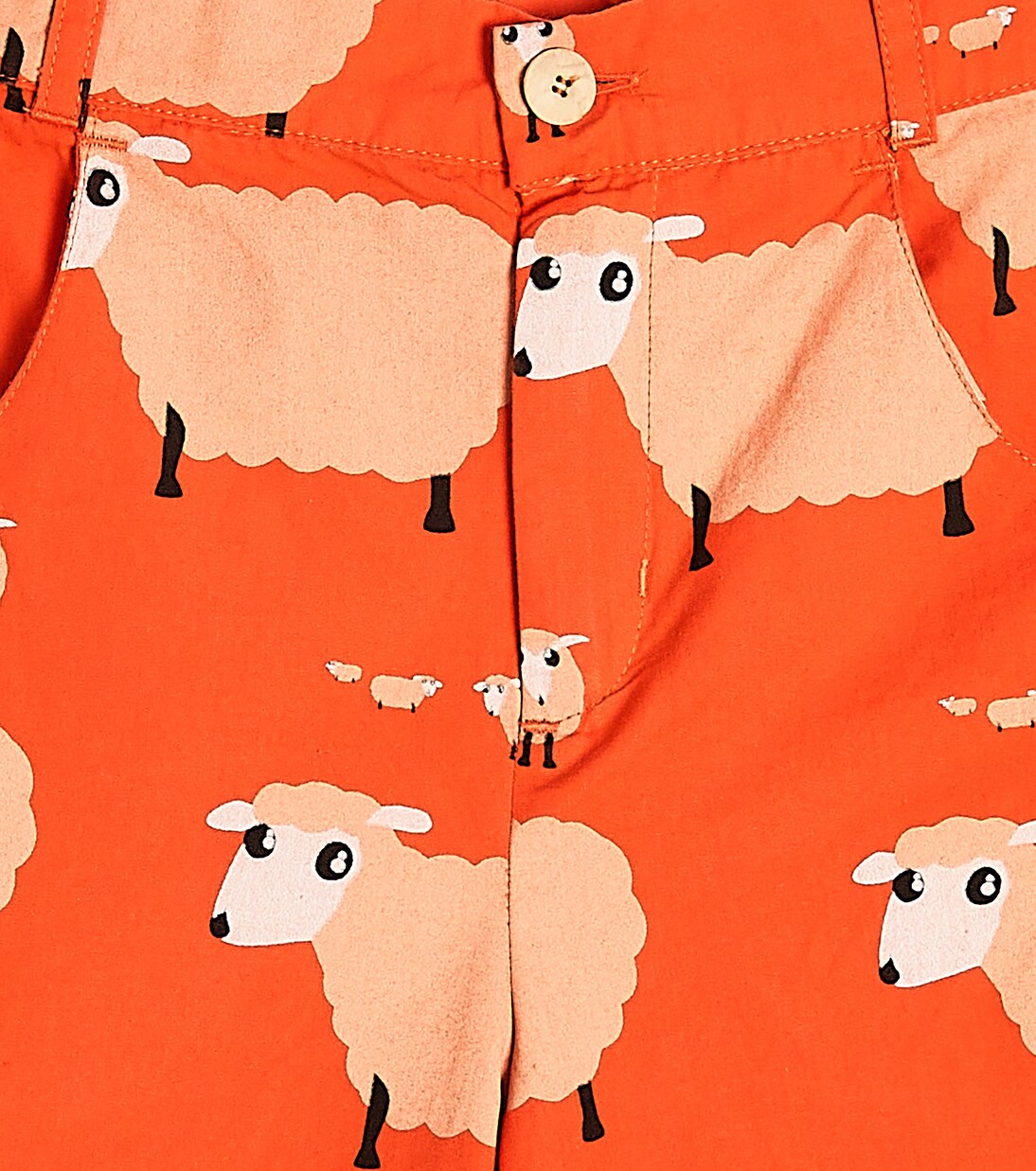 Pig printed cotton shorts | The Animals Observatory