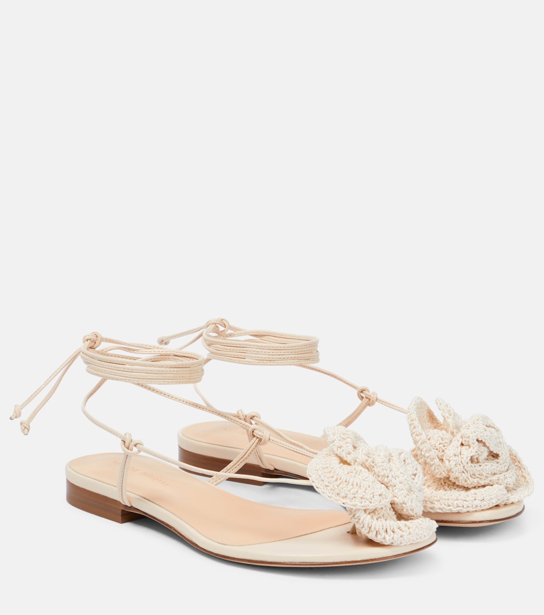 Sandales en crochet et cuir | Magda Butrym