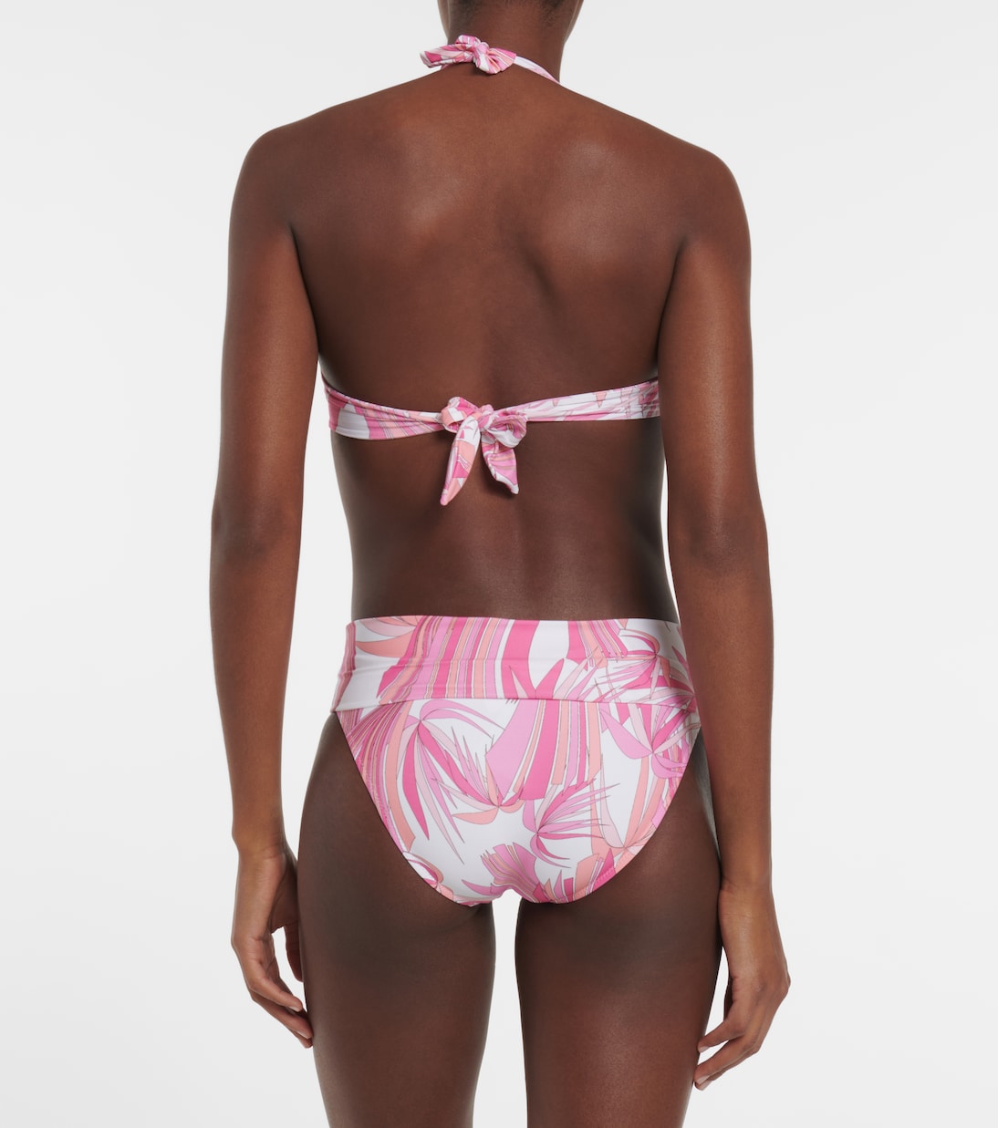 Brussels printed halterneck bikini top | Melissa Odabash