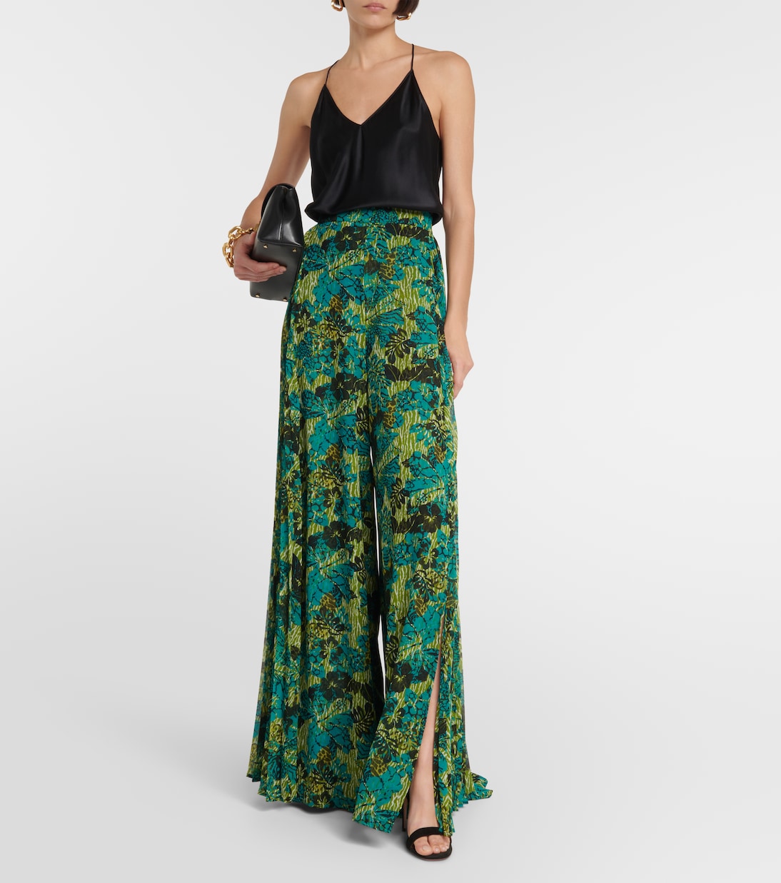 Pantalon ample Nigeria à fleurs | Max Mara